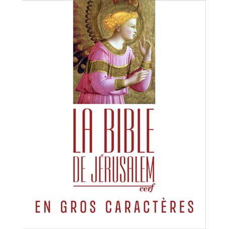 La Bible de Jérusalem en gros caractères