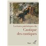 Lectures patristiques du Cantique des Cantiques