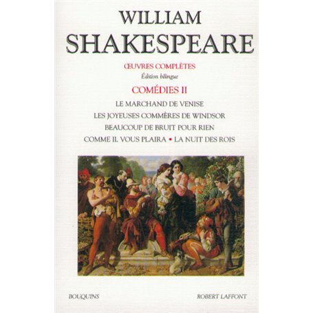 Shakespeare - Comédies - tome 2 - Edition bilingue français/anglais