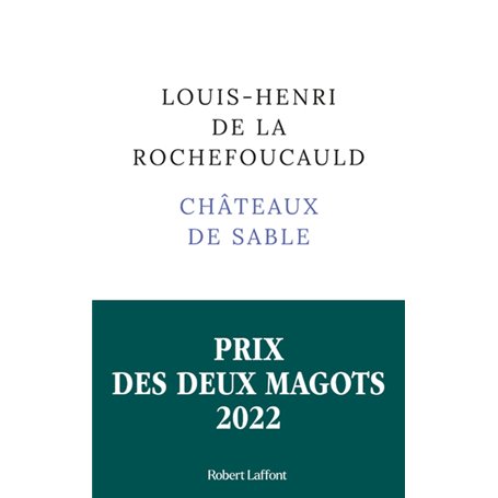 Châteaux de sable - Prix des Deux Magots 2022