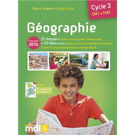MDI Géographie - Fichier cycle 3 CM1 CM2