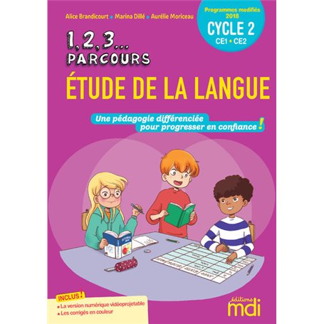 MDI - 1,2,3 Parcours... Etude de la langue - Fichier CE + CD 2020