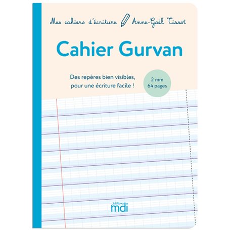 MDI Mes cahiers d'écriture - Cahier Gurvan 2 mm