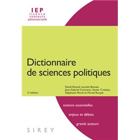 Dictionnaire de sciences politiques. 2e éd.