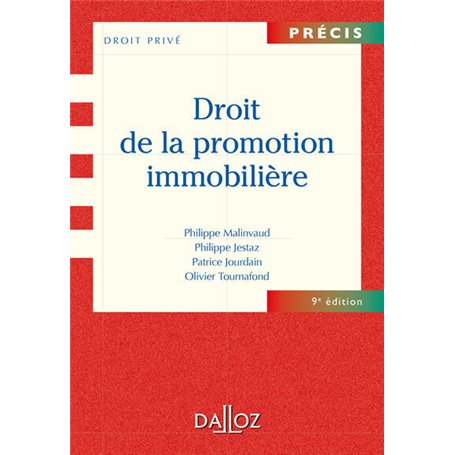 Droit de la promotion immobilière. 9e éd.