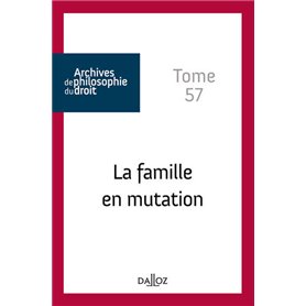 La famille en mutation - Tome 57