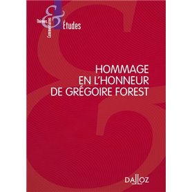 Hommage en l'honneur de Grégoire Forest