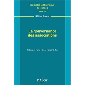 La gouvernance des associations - Volume 143