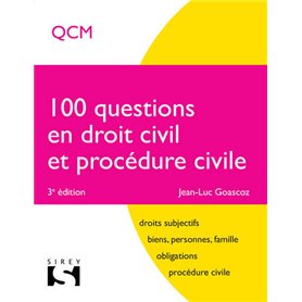 100 questions en droit civil et procédure civile. 3e éd.