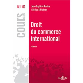 Droit du commerce international. 3e éd.