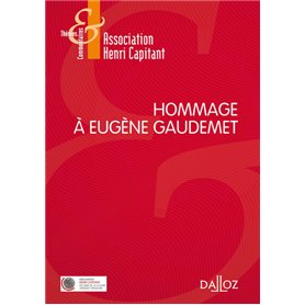 Hommage à Eugène Gaudemet