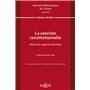 La sanction constitutionnelle - Volume 152 Étude d'un argument doctrinal