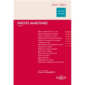 Droits maritimes 2021/2022. 4e éd.