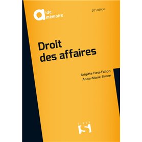 Droit des affaires. 20e éd.