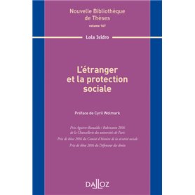 L'étranger et la protection sociale - Volume 167