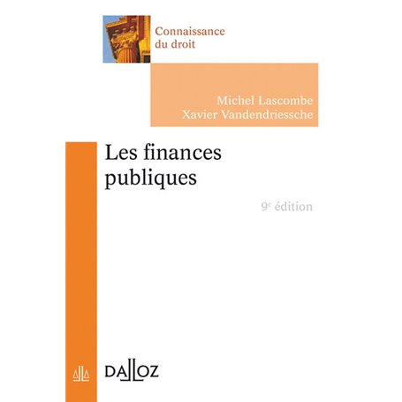 Les finances publiques. 9e éd.
