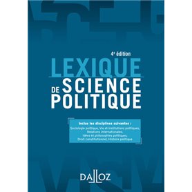 Lexique de science politique. 4e éd.