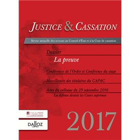 Justice et cassation 2017