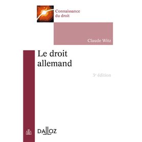 Le droit allemand. 3e éd.