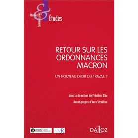 Retour sur les ordonnances Macron - Un nouveau droit du travail ?