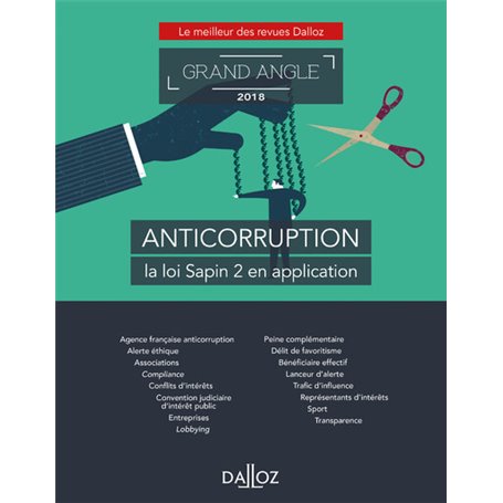 Anticorruption, la loi Sapin 2 en application