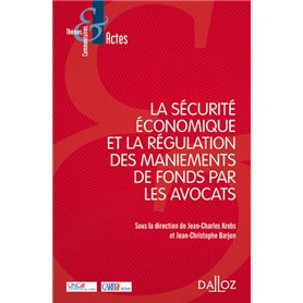 La sécurité économique et la régulation des maniements de fonds par les avocats