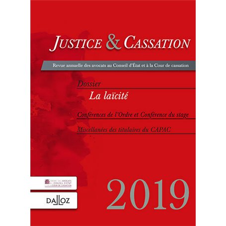 Justice et cassation 2019 - La laicité