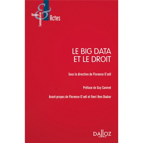 Le Big Data et le Droit