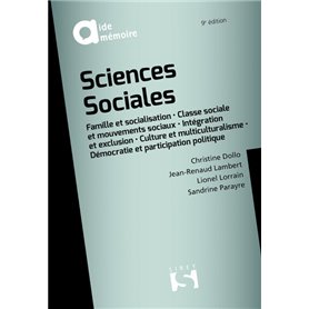 Sciences sociales. 9e éd.