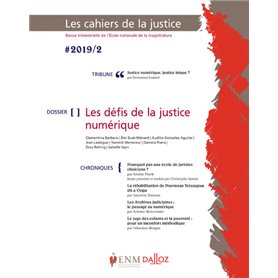 Cahier de la justice 2/2019