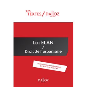 Loi ELAN / Droit de l'urbanisme