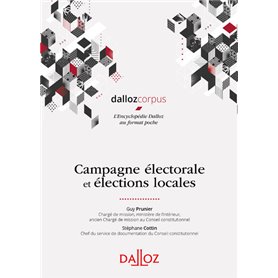 Campagne électorale et élections locales