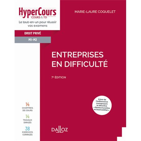 Entreprises en difficulté 7ed