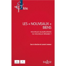 Les nouveaux biens - Nouvelles qualifications ou nouveaux régimes ?