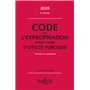 Code de l'expropriation pour cause d'utilité publique 2020, annoté et commenté. 6e éd.