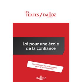 Loi pour une école de la confiance