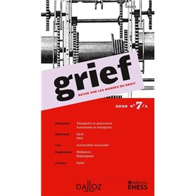 Grief, Revue sur les mondes du droit 2020 - N° 7 Partie 1