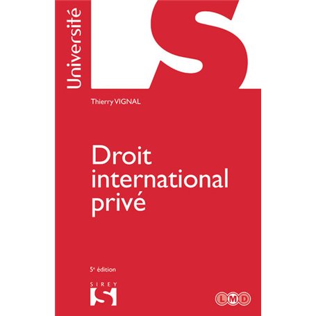 Droit international privé. 5e éd.