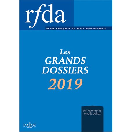 RFDA - Les grands dossiers 2019