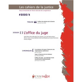 Les Cahiers de la justice 4/2020