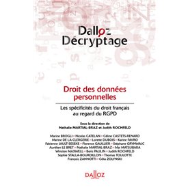 Droit des données personnelles - Les spécificités du droit français au regard du RGPD