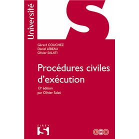 Procédures civiles d'exécution. 13e éd.