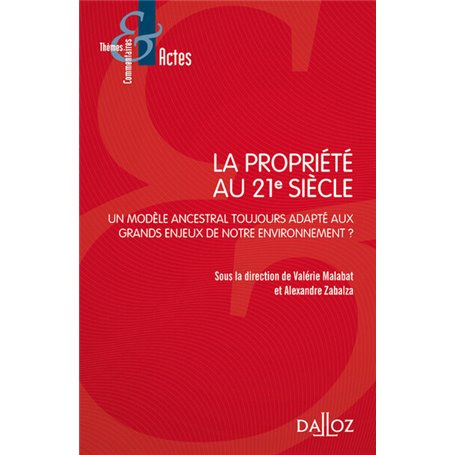 La propriété du 21e siècle