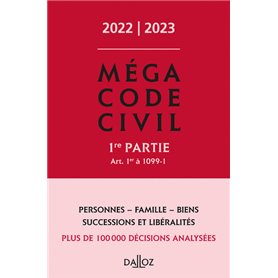 Méga Code civil 2022/2023, 1e partie