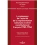 La naissance de l'autorité de la représentation nationale en droit constitutionnel français - Vol207