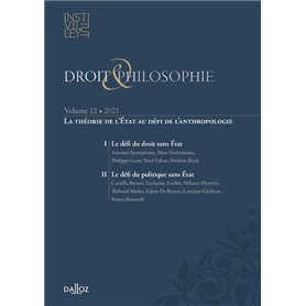 La théorie de l'Etat au défi de l'anthropologie - Droit & Philosophie - Volume XII