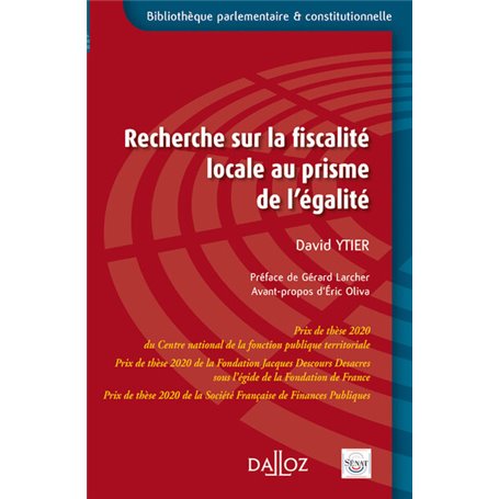 Recherche sur la fiscalité locale au prisme de l'égalité