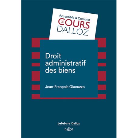 Droit administratif des biens