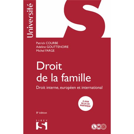 Droit de la famille. 8e éd.