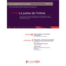 Les Cahiers de la justice 4/2021